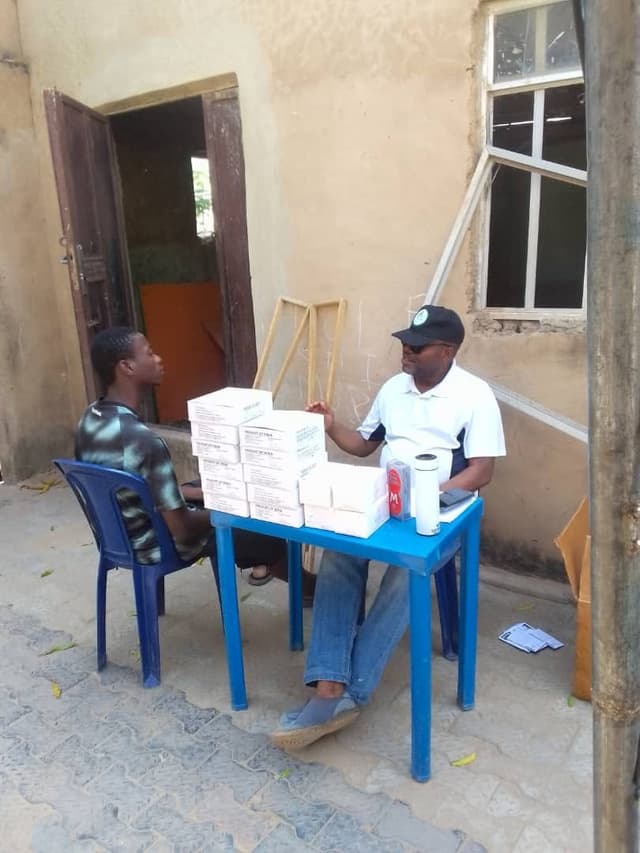 One-on-one condom distribution and counseling